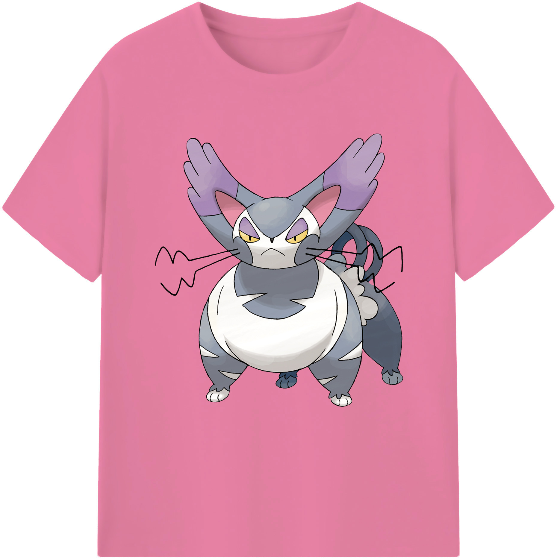 （画像用） ポケットモンスター Pokémon 綿100％半袖Tシャツ（フロントプリント）
